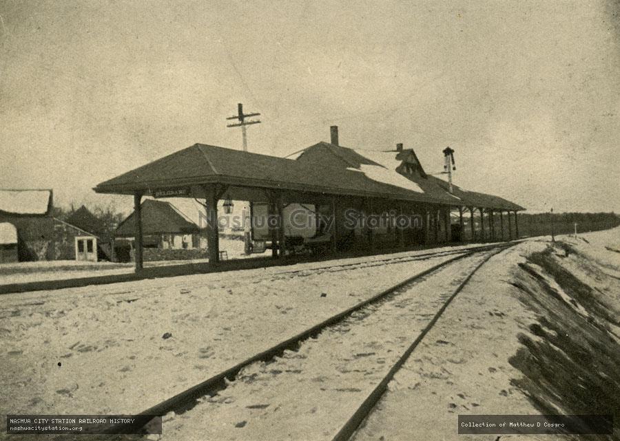 Postcard: Belgrade Depot, Maine
